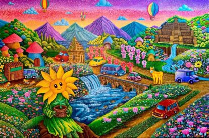 "Ekskologis”, 130x80 cm, AOC, 2026 (Dok. Saiful Ulum)